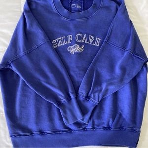 aerie “Self Care Club” Crewneck